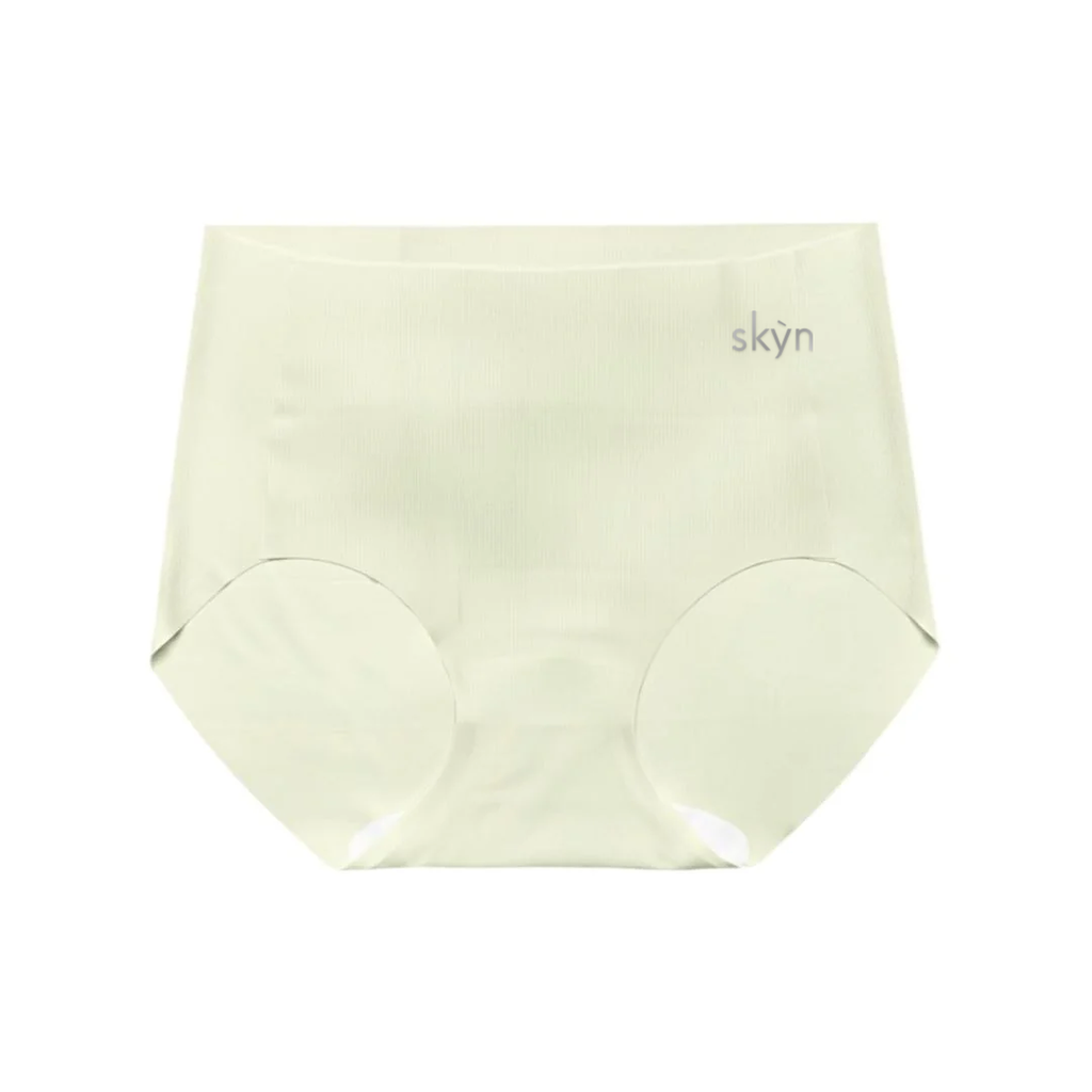 SKYN Seamless Everyday Panty in green, seamless breathable underwear